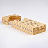 Дерев’яна нагорода із сосни 90х250х35 мм, фото 4