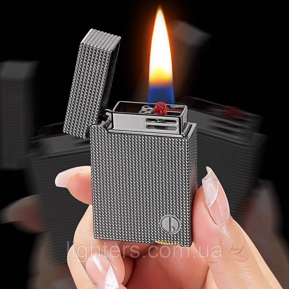 Запальничка бензинова USB Voltwick з імпульсним підпалом голосової та сенсорною активацією LG-811B, фото 1