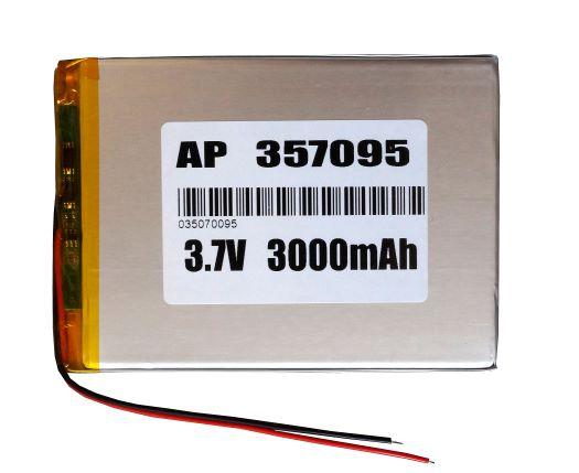 Акумулятор 3000mAh 3.7 v 357095 для планшетів та електронних книг