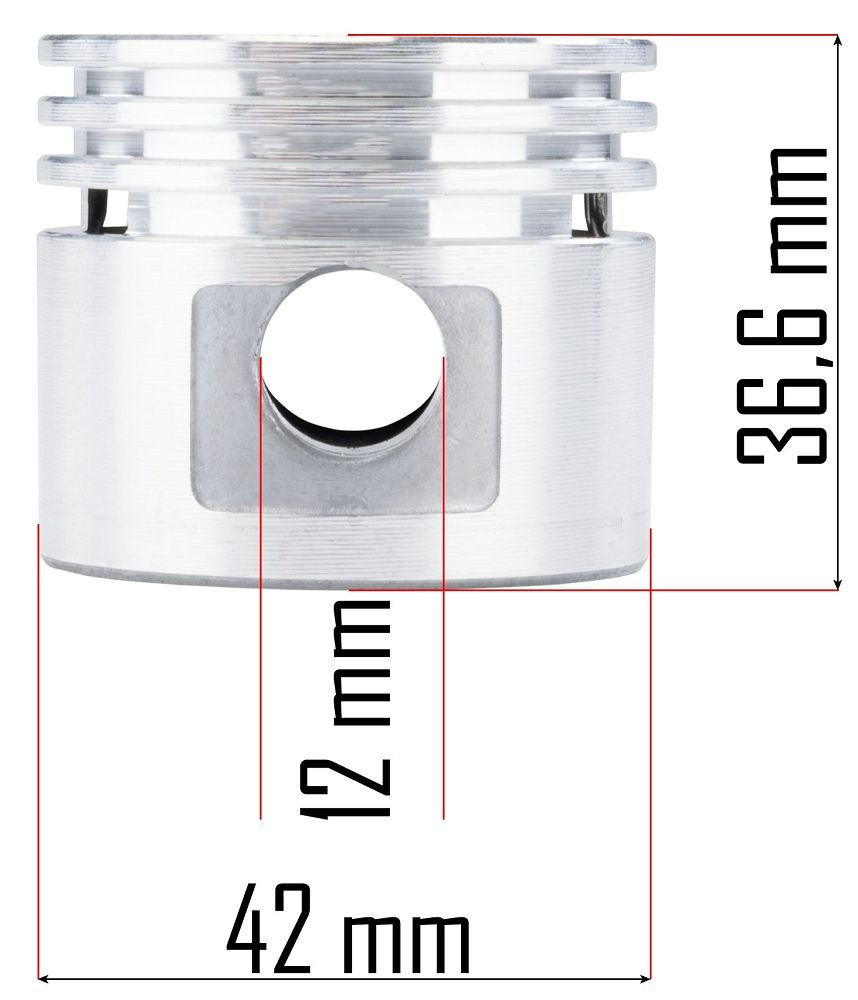Поршень для компресора Powermat PM-PM-KO-24T-SPR поршень у зборі для компресора, фото 1