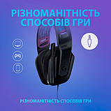 Дротова ігрова гарнітура Logitech G335 Wired Gaming (981-000978) чорна, фото 8