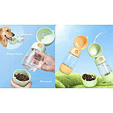 Поїльник для води для собак 2-в-1 і контейнер для їжі, фото 2