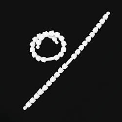 Каркас для лап іграшок гнучкий Скелет для ляльок та ведмедиків 22 см 1 шт. Білий