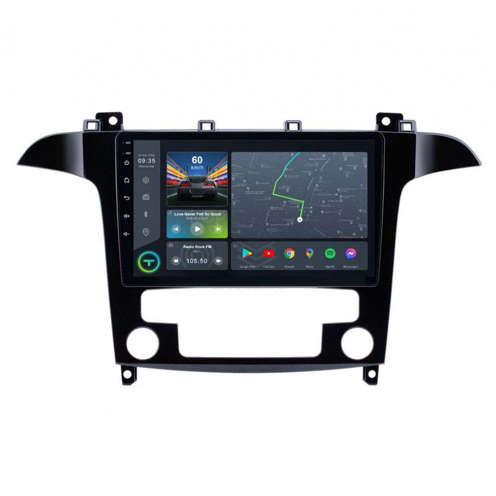 Штатна магнітола TORSSEN Ford S-max 08-10 climate FL9 4+64Gb 4G Carplay DSP