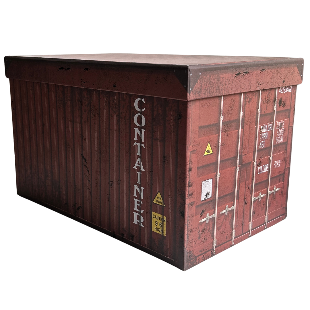 Велика прямокутна коробка Коричневий контейнер 30 x 20 x 19 см