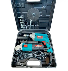 Набір інструментів болгарка Spektr 1350 вт + дриль Spektr 1450