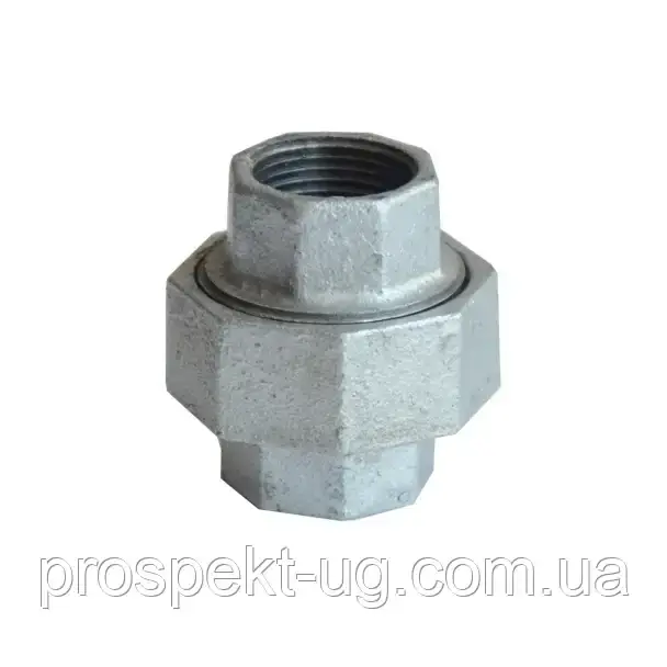 Американка Ду50 (2") чавунна оцинкована В-В