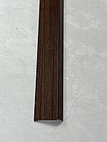 Кутовий ламінований поріг 20×40 мм, 270 см, каштан – для сходів та сходів.