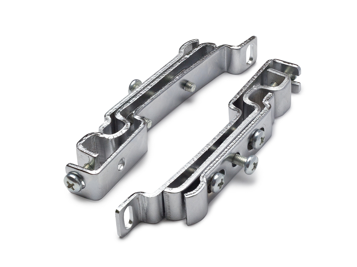 Кріплення до фасаду для висувного кошика GIFF Хром (регульоване) 86147, фото 1