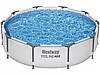 Каркасний садовий басейн круглий 305x76 см BESTWAY 56408 + насос-фільтр MAX, фото 6