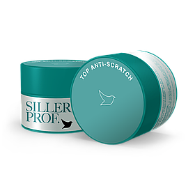 Топ для нігтів без подряпин Siller No Wipe Anti Scratch прозорий, 30 мл