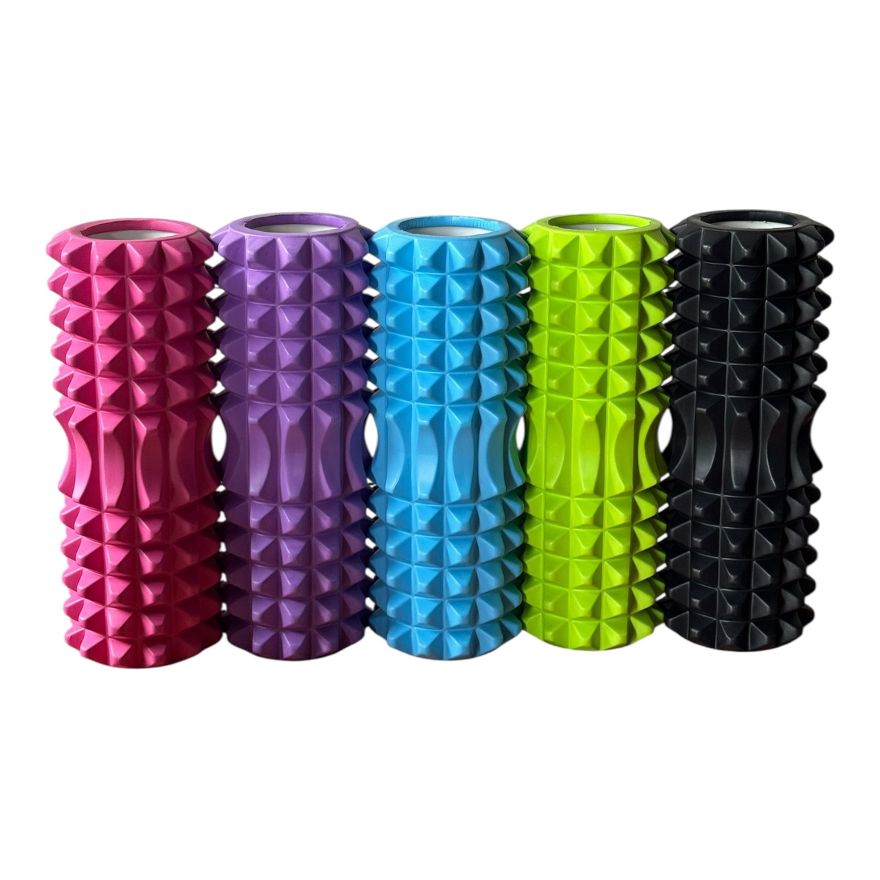 Масажний ролик 33×13 см з шипами (різні кольори), фото 1