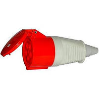 Розетка силова переносна Tarel 3P+PE+PE, 250/400В, 32А, IP44