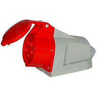 Розетка силова стаціонарна Tarel 3Р+N+PE, 400 В, 16 А, IP44