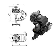 Замок і монтажна майданчик-струбцина FASTen FMk-2 з двома замками