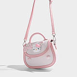 Дитяча сумочка Hello Kitty 10574 крос-боді рожева, фото 5