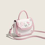 Дитяча сумочка Hello Kitty 10574 крос-боді рожева, фото 2