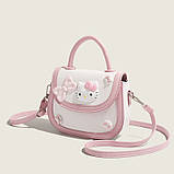 Дитяча сумочка Hello Kitty 10574 крос-боді рожева, фото 4