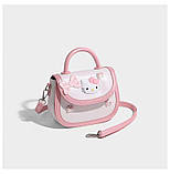 Дитяча сумочка Hello Kitty 10574 крос-боді рожева, фото 7
