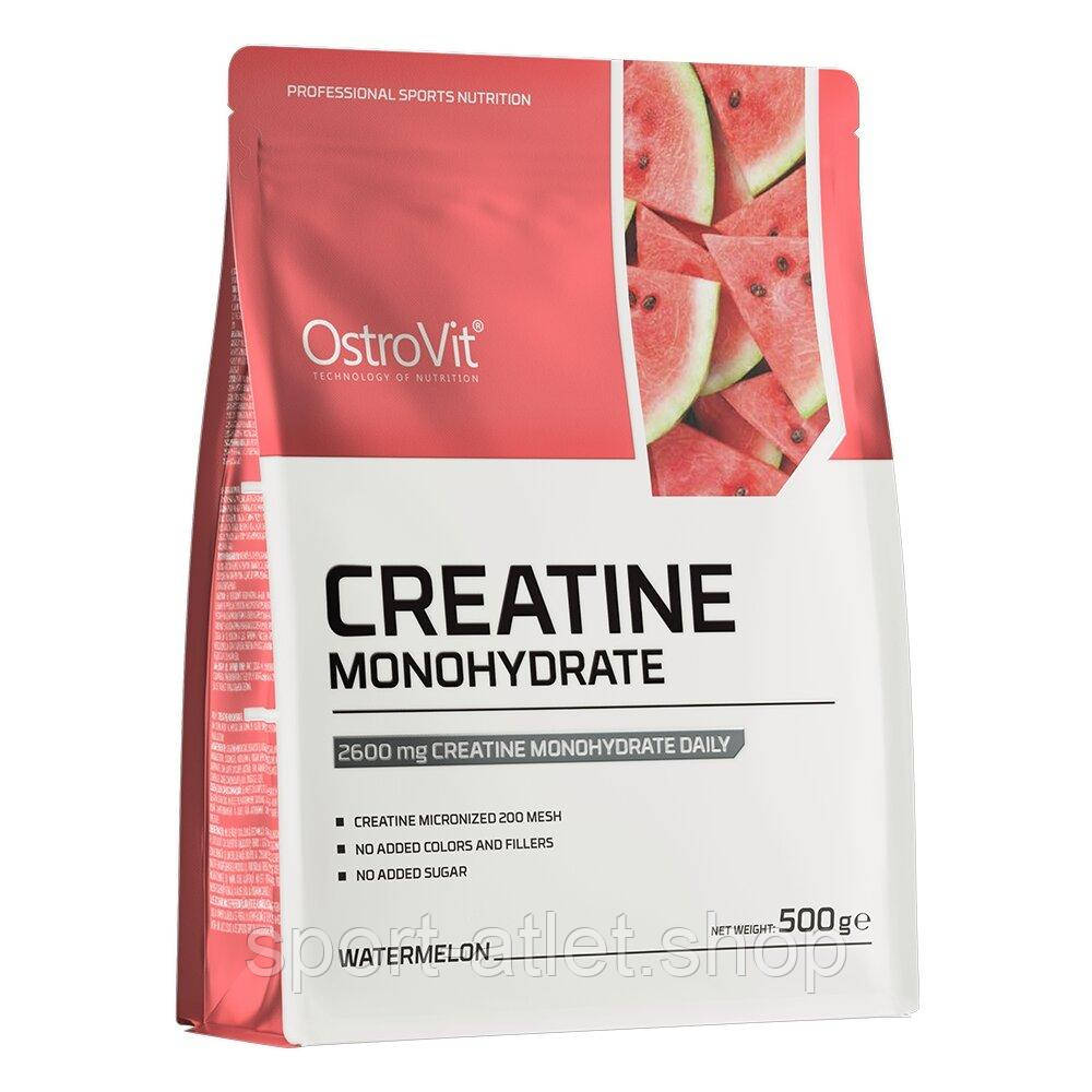 Креатин OstroVit Creatine Monohydrate, 500 грам - Кавун, фото 1