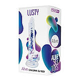 Прозорий гелевий ділдо на присосці Alive Lusty Clear Dildo – компактний, прозорий і надзвичайно чуттєвий, фото 3