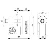 Замок навісний ASPECT ЗН-П_70 3 кл., фото 3