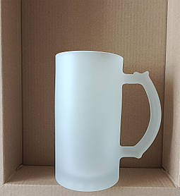 Келих сублімаційний скляний, матовий зовні, 500 мл