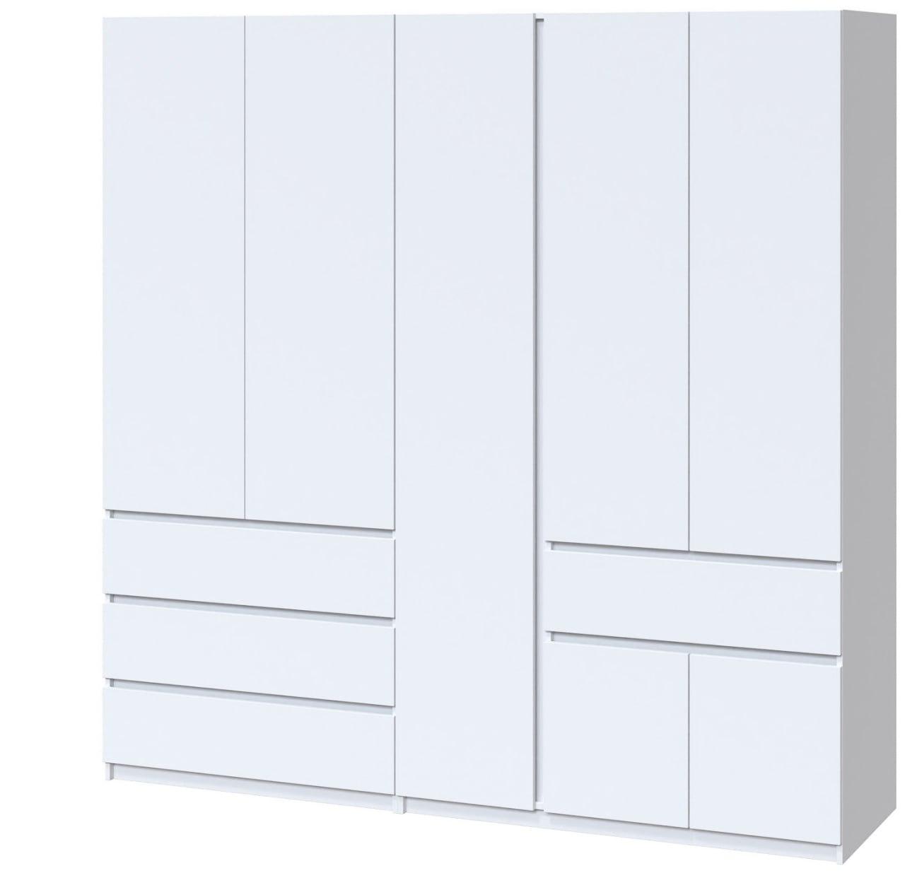 Шафа для одягу 2 метри (212,1 см х 52 см х 200 см) | Майстер Форм Брайт, фото 1