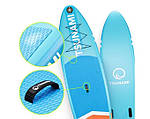 Надувная доска для SUP TSUNAMI 320 СМ с аксессуарами, фото 6