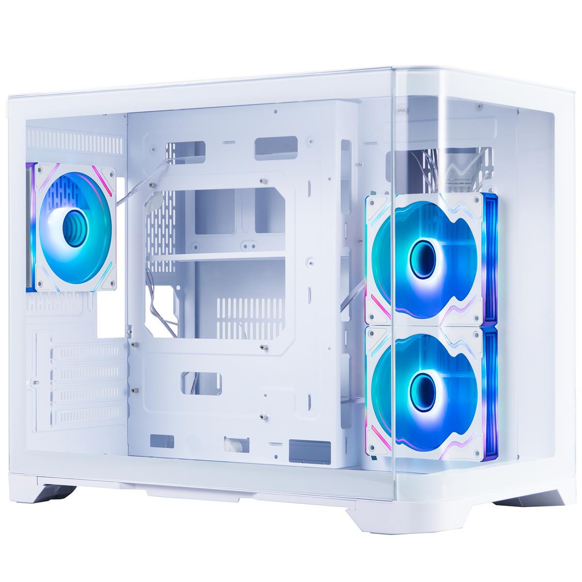 Корпус 1stPlayer UV6-WH-2FC7R-W-1FC7-W White без БЖ, фото 1