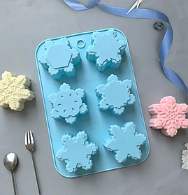 Силіконова форма Сніжинка