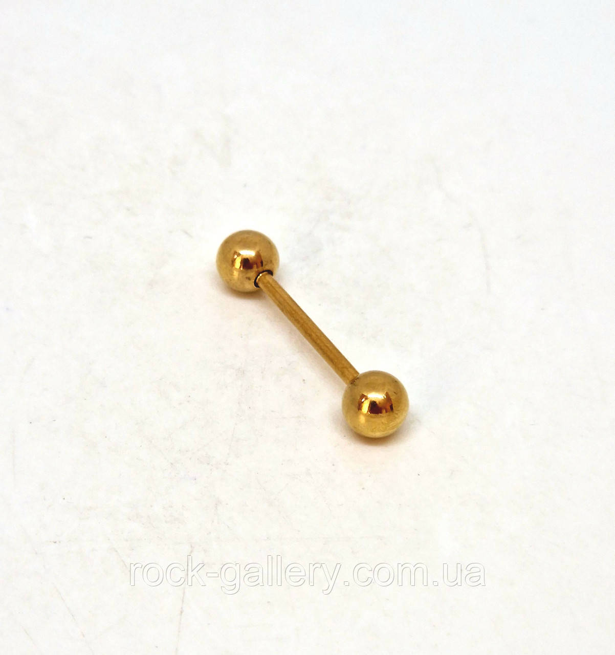 Штанга для мови, колир золото ЦIНА ЗА ШТУКУ, фото 1