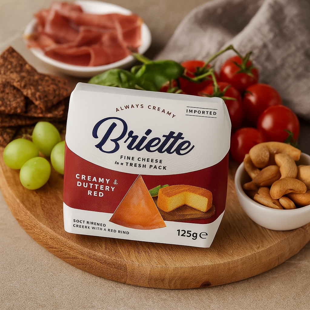 Сир Briette Сreamy&Buttery Red 125 гр. Німеччина