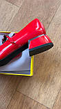 Туфлі червоні маленький підбор розмір 36 Уцінка, фото 3