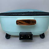 Каструля з антипригарним покриттям від мережі Hoffmans Electronics HM-3030 Електрокаструля з кришкою 6 л Блакитна, фото 4