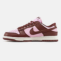 Жіночі кросівки Nike SB Dunk Low Pink Brown | М'яка амортизація та комфорт, фото 3