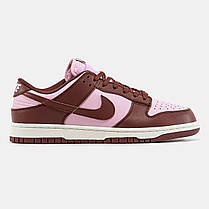 Жіночі кросівки Nike SB Dunk Low Pink Brown | М'яка амортизація та комфорт, фото 2