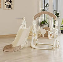 Дитячий ігровий комплекс 3в1 Terrio "Castle" Кавовий