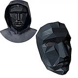 Маска Squid Game із серіалу Гра в кальмара пластикова з гумкою для рольових ігор, вечірок і Гелловіна, фото 2