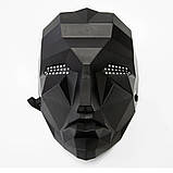 Маска Squid Game із серіалу Гра в кальмара пластикова з гумкою для рольових ігор, вечірок і Гелловіна, фото 6