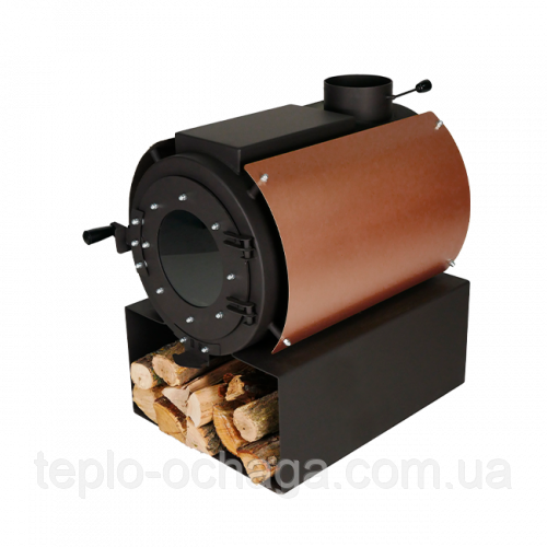 Піч для гараж DS Classic з варильною поверхнею + кожух мідний