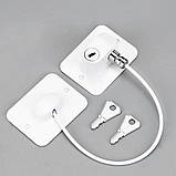 Замок безпеки для вікон і холодильників з обмеженням відкривання для дітей і літніх, фото 5