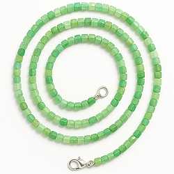 Хризопраз намисто 3*3 мм, 0498ОХ