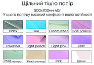 Щільний тіш'ю папір 40г 50х70 см Персоналізований дизайн з логотипом під замовлення, фото 10