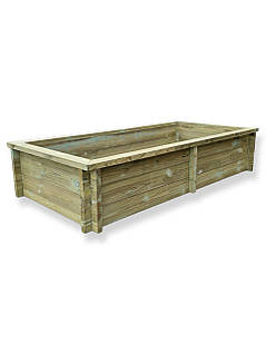 Голландська тепла грядка з імпрегнованої дошки 2000х1000х400 мм