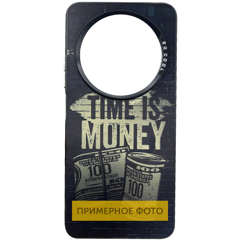 Композитний TPU+PC чохол So Cool Print для Xiaomi Redmi Note 13 Pro 4G з крутим принтом: Time Money, фото 1