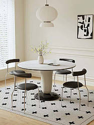 Круглий обідній стіл. Модель RD-1738 4 стільці