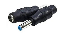 Кабель переходник для ноутбука HP 5.5*2.5 на 4.5*3.0 blue