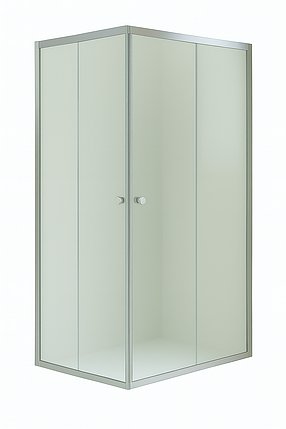 Душова кабіна Shower SHOWART TITAN 80х120х180см без піддону матове скло розсувні двері, фото 1