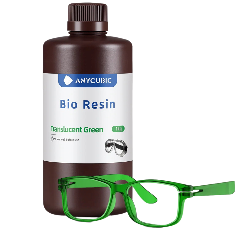 Фотополімерна Біо смола Anycubic Bio Resin Translucent Green